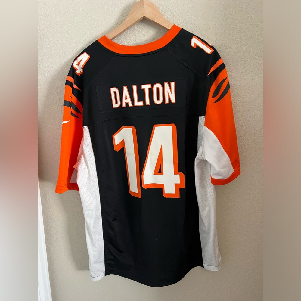 Officially Licensed NFL Jersey Andy Dalton #14 Cincinnati Bengals 50 Year sz: XL